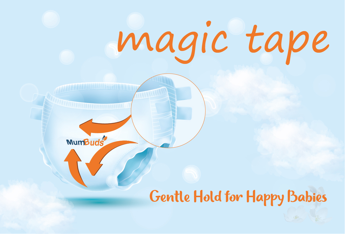 Magic Tape, Gentle Hold for Happy Babies